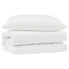 Ensemble de Duvet avec oreiller 2 pcs Blanc Microfibre 564275564275