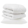 Couette avec oreiller 2 pcs Blanc Microfibre 564301564301