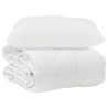 Couette avec oreiller 2 pcs Blanc Microfibre 564315564315