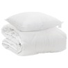 Duvet toutes saisons avec oreiller 2 pcs Blanc Microfibre 564326564326