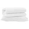 Ensemble de Duvet avec oreiller 2 pcs Blanc Microfibre 564356564356