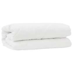Ensemble de Duvet avec oreiller 2 pcs Blanc Microfibre 564366564366