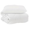 Couette avec oreiller 2 pcs Blanc Microfibre 564392564392