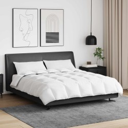 Duvet d'hiver avec oreiller 3 pcs Blanc Plume de canard 564409564409