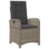 Ensemble de salle à manger pour jardin 3 pcs Gris polyrotin 564434564434
