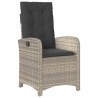 Ensemble de salle à manger pour jardin 3 pcs Gris clair 564438564438