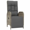 Ensemble de salle à manger pour jardin 3 pcs Gris polyrotin 564448564448