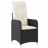 Ensemble de salle à manger pour jardin 5 pcs Noir polyrotin 564624564624