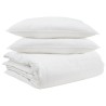 Ensemble de Duvet avec oreiller 3 pcs Blanc Plume de canard 564662564662