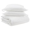 Ensemble de Duvet avec oreiller 3 pcs Blanc Plume de canard 564663564663
