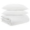 Ensemble de Duvet avec oreiller 3 pcs Blanc Plume de canard 564697564697