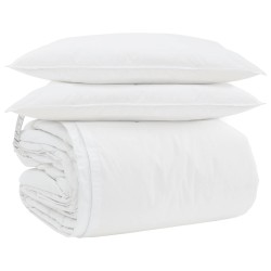 Ensemble de Duvet avec oreiller 3 pcs Blanc Plume de canard 564706564706