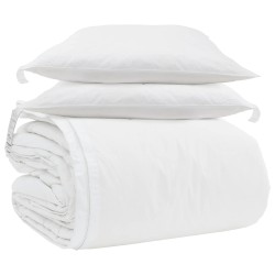 Ensemble de Duvet avec oreiller 3 pcs Blanc Plume de canard 564714564714