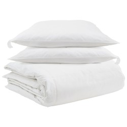 Ensemble de Duvet avec oreiller 3 pcs Blanc Plume de canard 564755564755