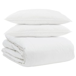 Ensemble de Duvet avec oreiller 3 pcs Blanc Plume de canard 564830564830