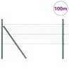 Poteau de clôture. Vert 100 x 0,5 m (maillage de 25 mm) 565105565105