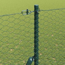 Poteau de clôture. Vert 25 x 1,5 m (treillis de 36 mm) Acier 565116565116