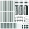 Poteau de clôture. Vert 100 x 0,4 m (maille de 13 mm) 565205565205