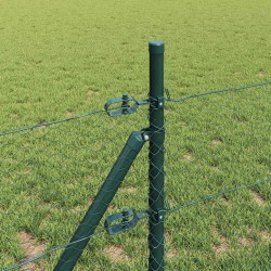 Poteau de clôture. Vert 100 x 0,4 m (maillage de 25 mm) 565206565206
