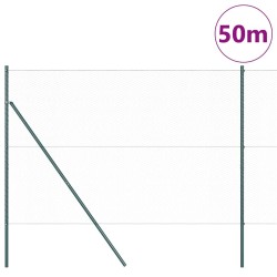 Poteau de clôture. Vert 50 x 1,5 m (maillage de 25 mm) 565209565209