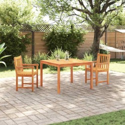 Ensemble de salle à manger pour jardin 3 pcs Marron 565337565337