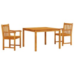 Ensemble de salle à manger pour jardin 3 pcs Marron 565337565337