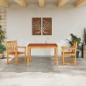 Ensemble de salle à manger pour jardin 3 pcs Marron 565337565337