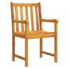 Ensemble de salle à manger pour jardin 3 pcs Marron 565337565337