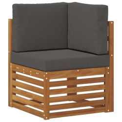 Ensemble de canapés d'extérieur 5 Pièce Naturel et Anthracite 565341565341