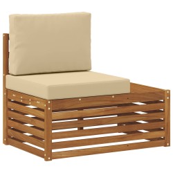 Ensemble de canapés d'extérieur 5 Pièce Naturel et Beige 565342565342