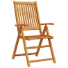 Ensemble de salle à manger pour jardin 5 pcs Marron 565343565343