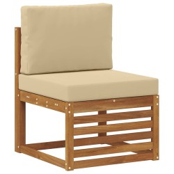 Ensemble de canapés d'extérieur 4 Pièce Naturel et Beige 565345565345
