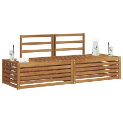 Ensemble de canapés d'extérieur 2 Pièce Naturel 565351565351
