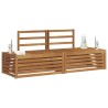 Ensemble de canapés d'extérieur 2 Pièce Naturel 565351565351