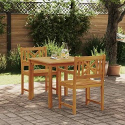 Ensemble de salle à manger pour jardin 3 pcs Marron 565360565360