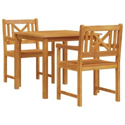 Ensemble de salle à manger pour jardin 3 pcs Marron 565360565360