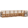 Ensembles de canapés 6 pcs Naturel Bois d'Acacia Massif 565367565367