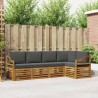 Ensemble de canapé d'angle 5 pcs Naturel et Anthracite 565376565376