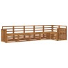 Ensembles de canapés 6 pcs Naturel Bois d'Acacia Massif 565378565378