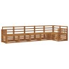 Ensembles de canapés 6 pcs Naturel Bois d'Acacia Massif 565382565382