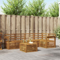 Ensembles de canapés 6 pcs Naturel Bois d'Acacia Massif 565387565387