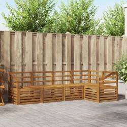 Ensembles de canapés 5 pcs Naturel Bois d'Acacia Massif 565388565388