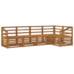 Ensembles de canapés 5 pcs Naturel Bois d'Acacia Massif 565388565388