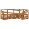 Ensembles de canapés 4 pcs Naturel Bois d'Acacia Massif 565396565396