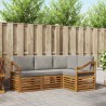 Ensembles de canapés avec coussin 4 pcs Gris Naturel et Clair 565405565405