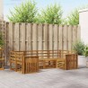 Ensembles de canapés 6 pcs Naturel Bois d'Acacia Massif 565406565406