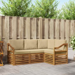 Ensembles de canapés avec coussin 4 pcs Naturel et Beige 565413565413