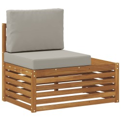 Ensemble de canapés d'extérieur 3 Pièce Gris Naturel et Clair 565424565424