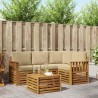Ensemble de canapés d'extérieur 5 pcs Naturel et Beige 565443565443