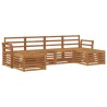 Ensembles de canapés 6 pcs Naturel Bois d'Acacia Massif 565448565448